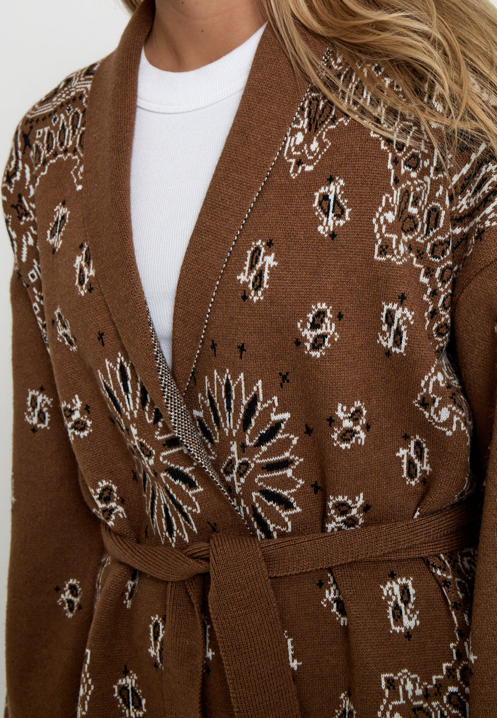 Peppercorn Shannie Cardigan – Bandana Look