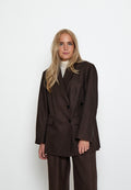 Peppercorn Salto Blazer – Java Brown Melange
