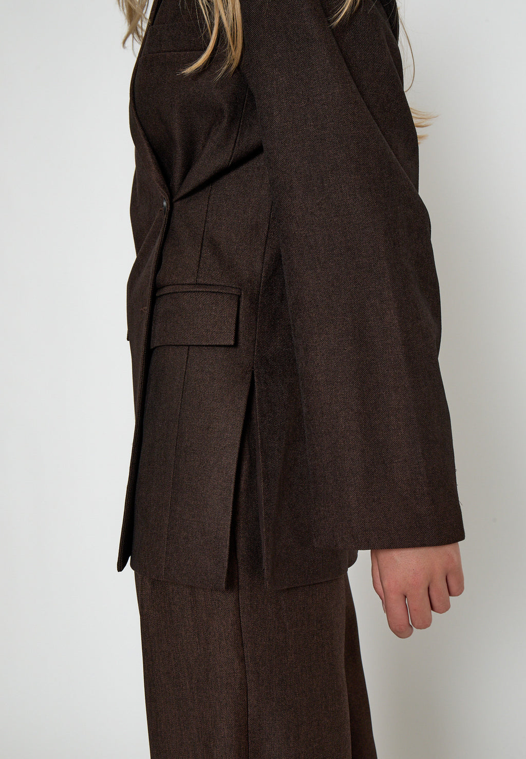 Peppercorn Salto Blazer – Java Brown Melange