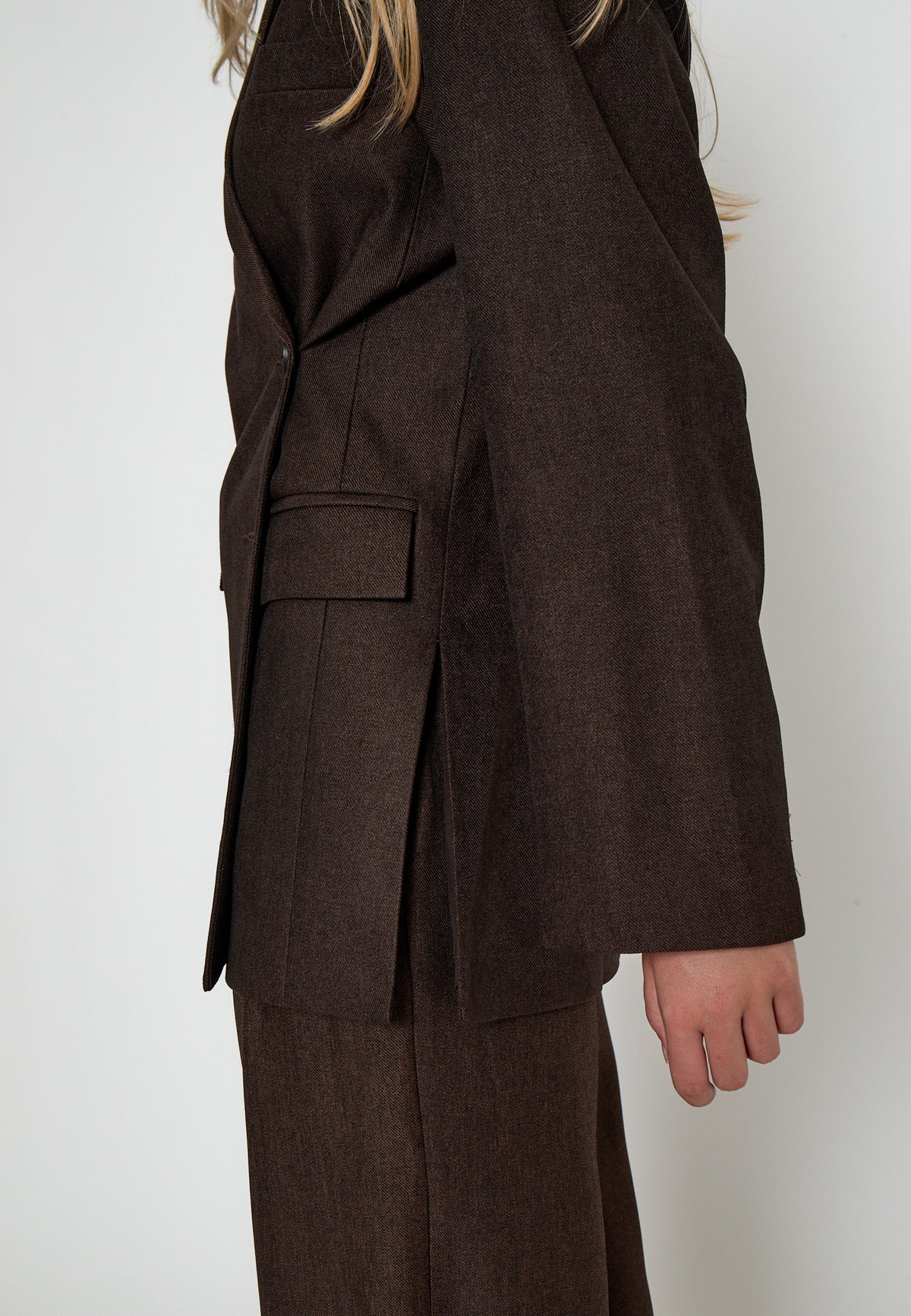 Peppercorn Salto Blazer – Java Brown Melange