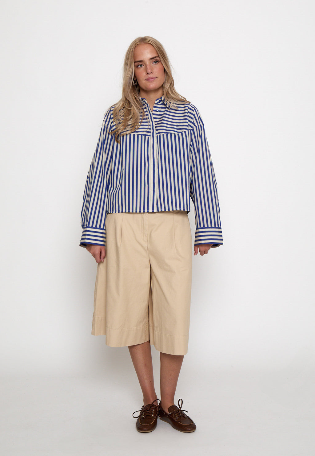 Peppercorn Sadie Shirt – Star Sapphire Blue Stripe