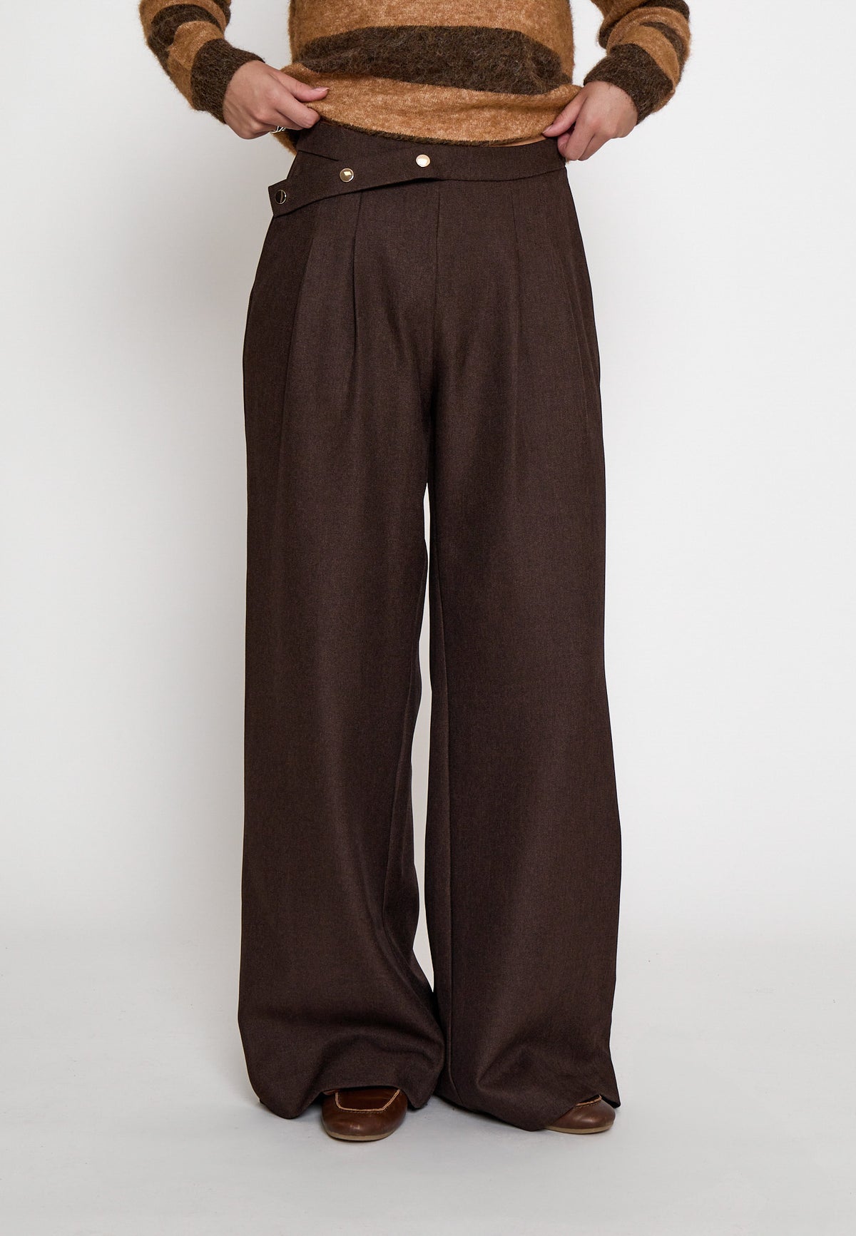 Peppercorn Salto Pant – Java Brown Melange