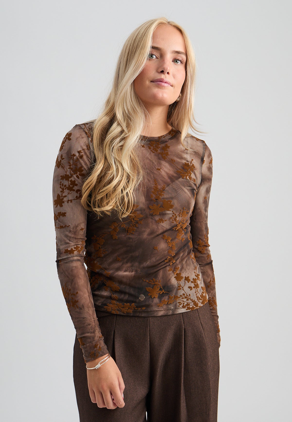 Peppercorn Safia Top – Toffee Print
