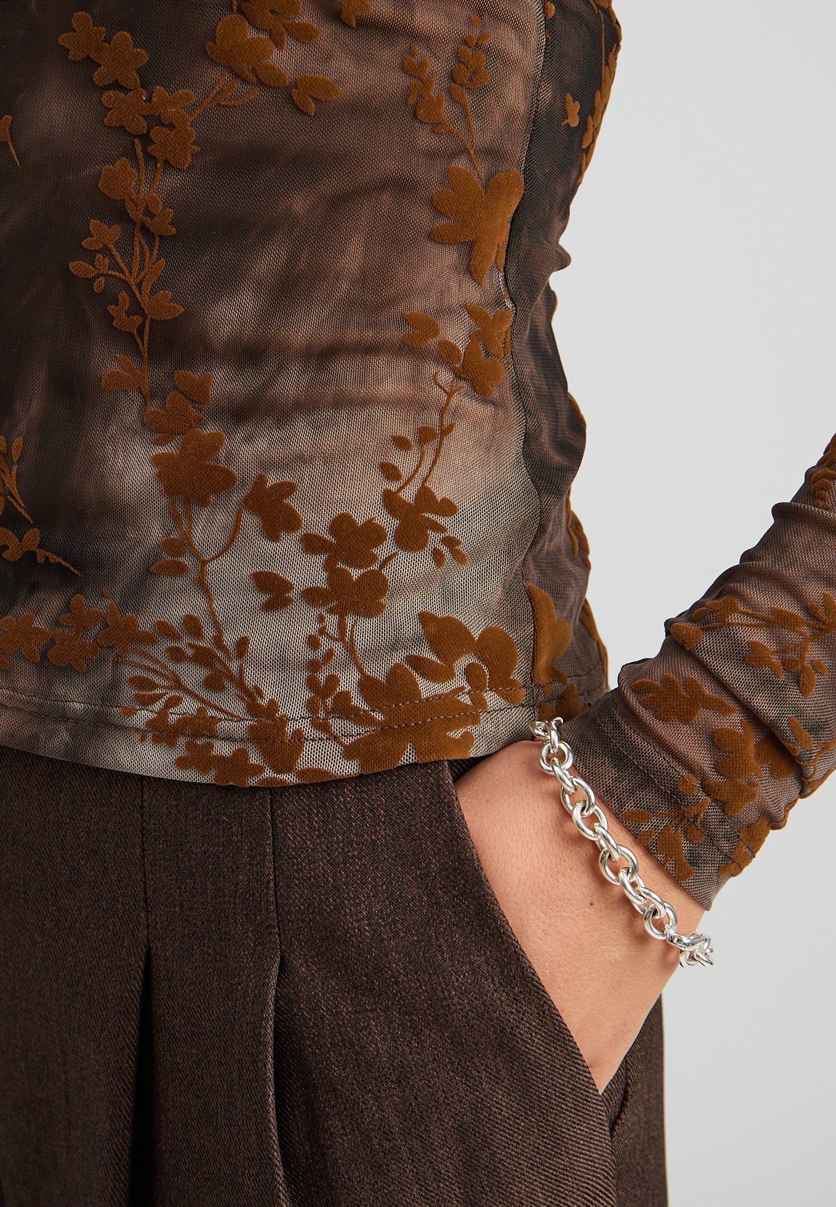 Peppercorn Safia Top – Toffee Print
