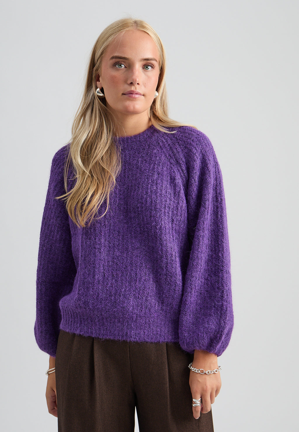 Peppercorn Silami GRS Pullover – in sattem lila