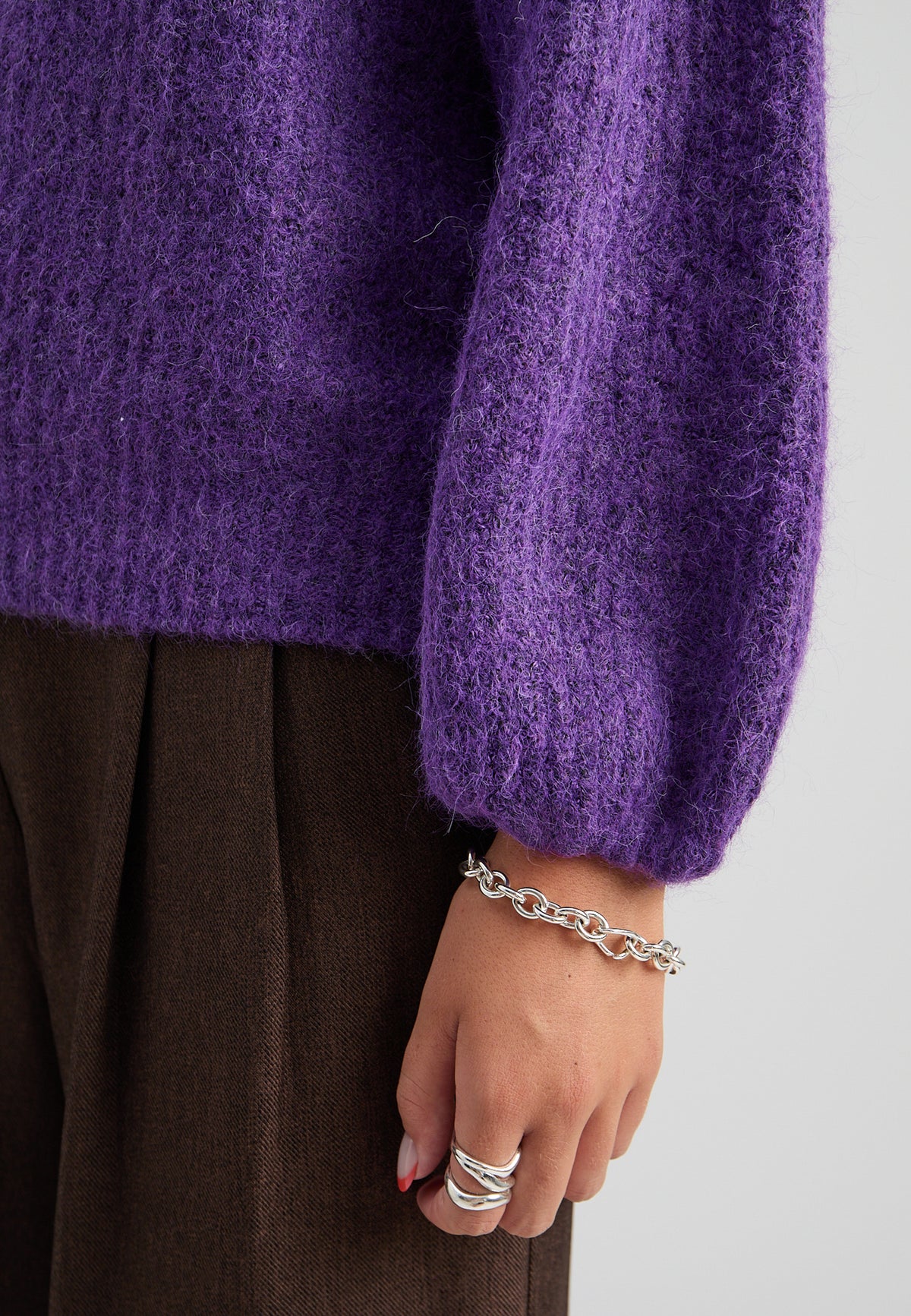 Peppercorn Silami GRS Pullover – in sattem lila