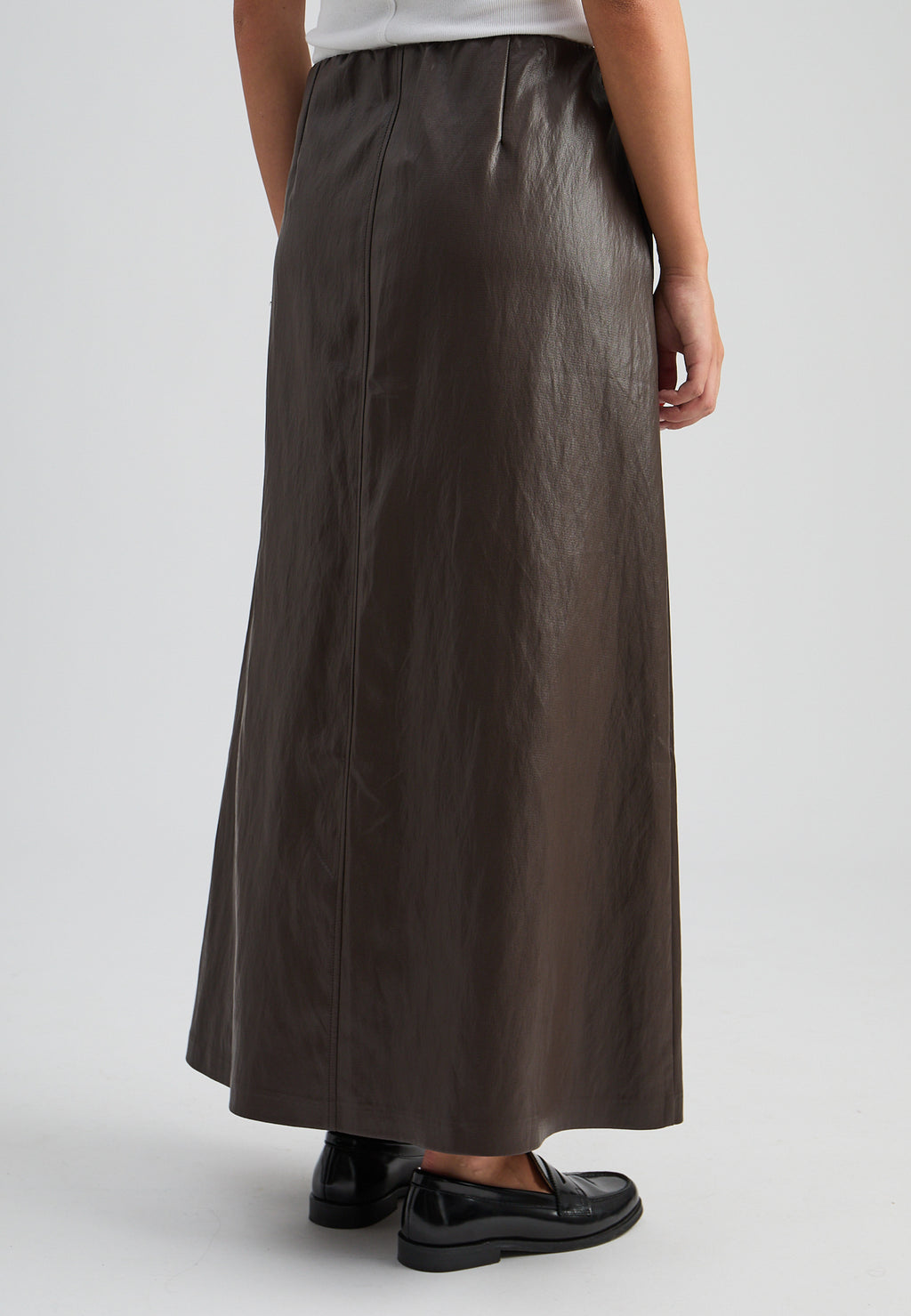 Peppercorn Sage Skirt – Java Brown