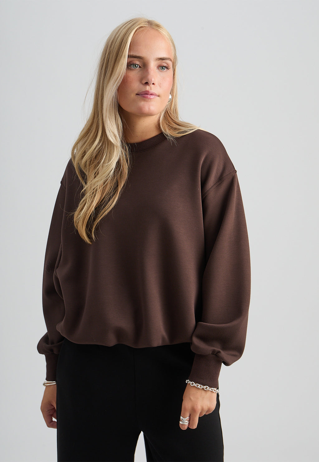 Peppercorn Sinna GRS Sweat – Java Brown