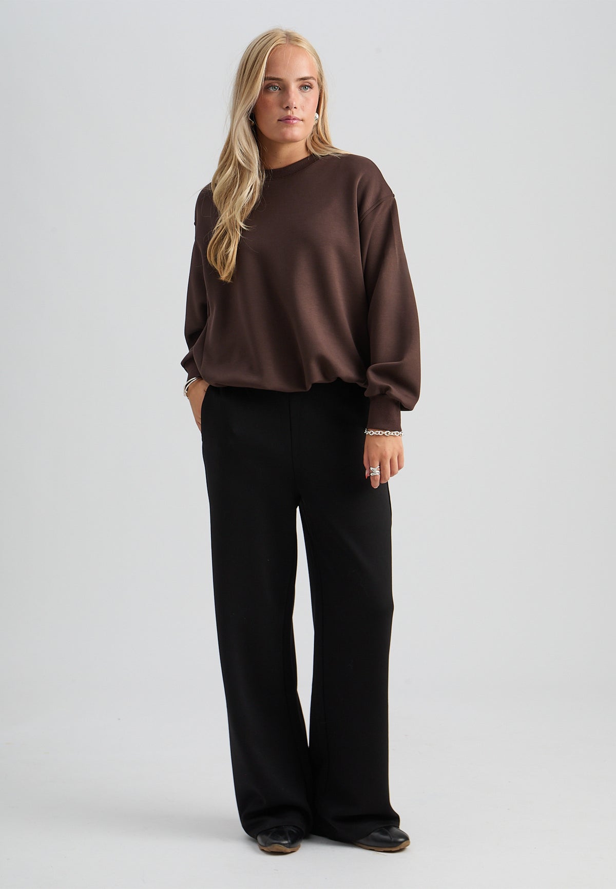 Peppercorn Sinna GRS Sweat – Java Brown