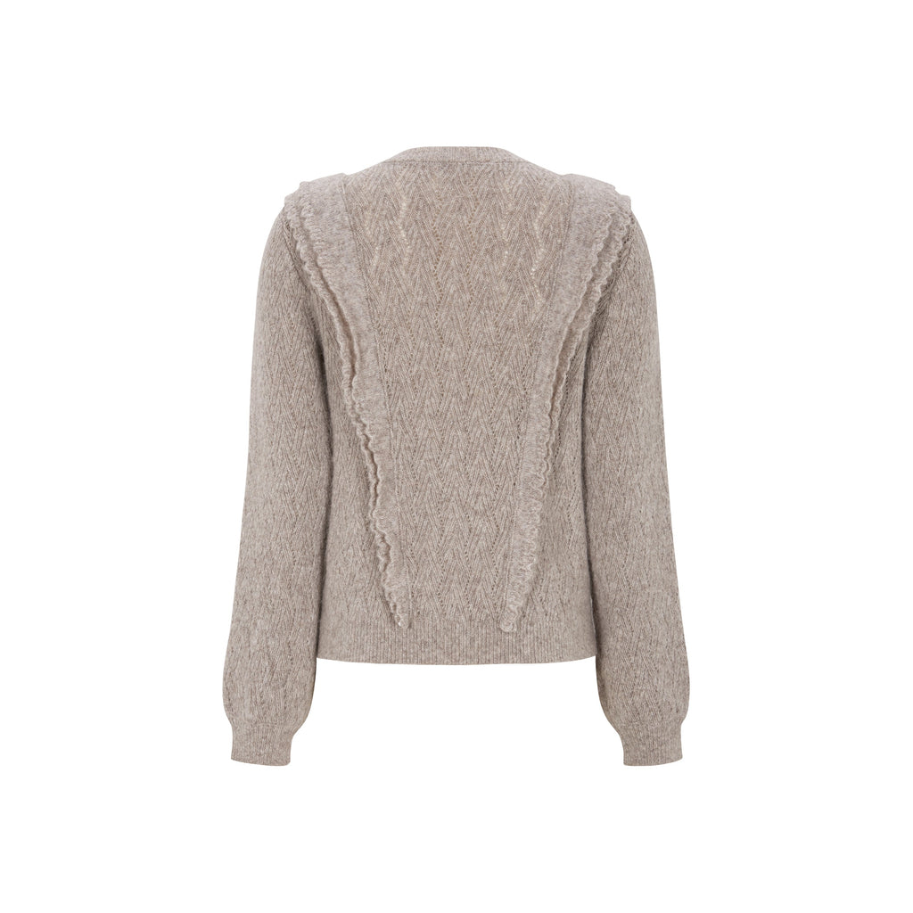 Soft Rebels SRStory Knit – Silver Mink Melange – Ansicht 5