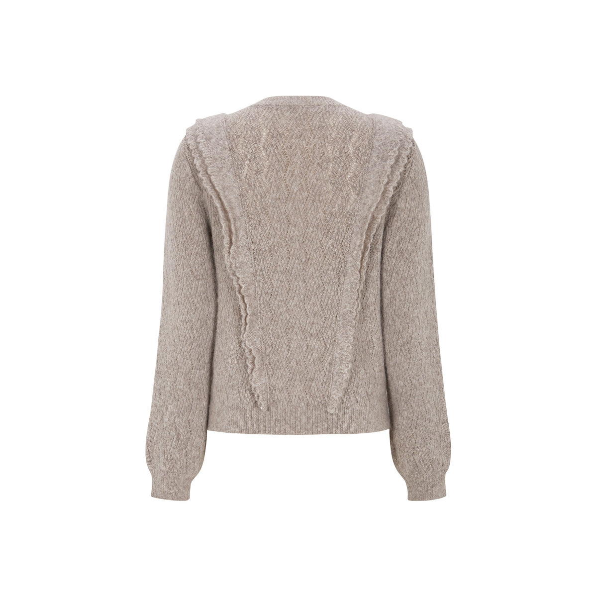 Soft Rebels SRStory Knit – Silver Mink Melange – Ansicht 5