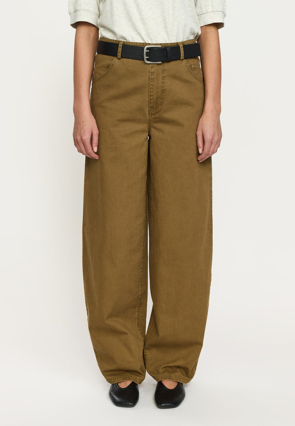 Soft Rebels SRTrinitty Pant – Kangaroo – Ansicht 1