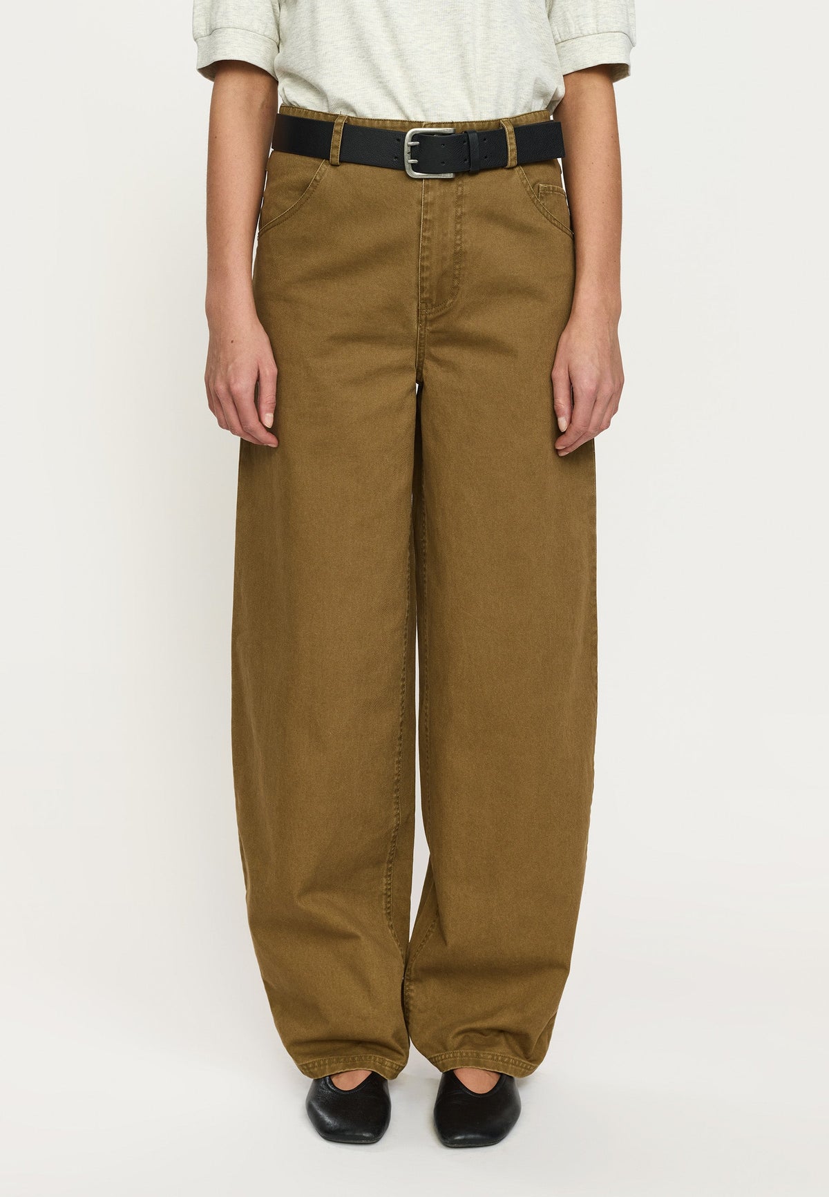 Soft Rebels SRTrinitty Pant – Kangaroo – Ansicht 1