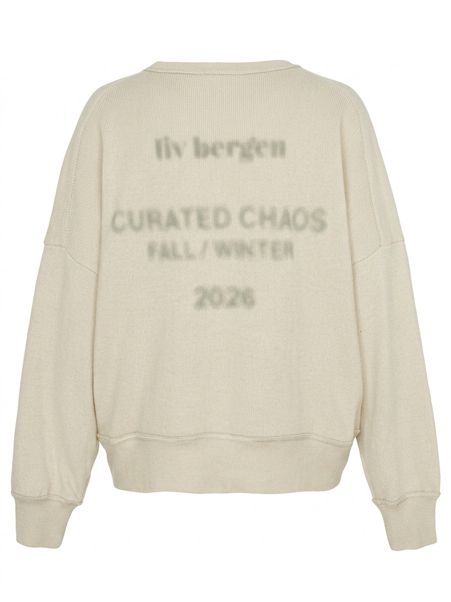 Liv Bergen Versailles Blurry Pullover – Tofu