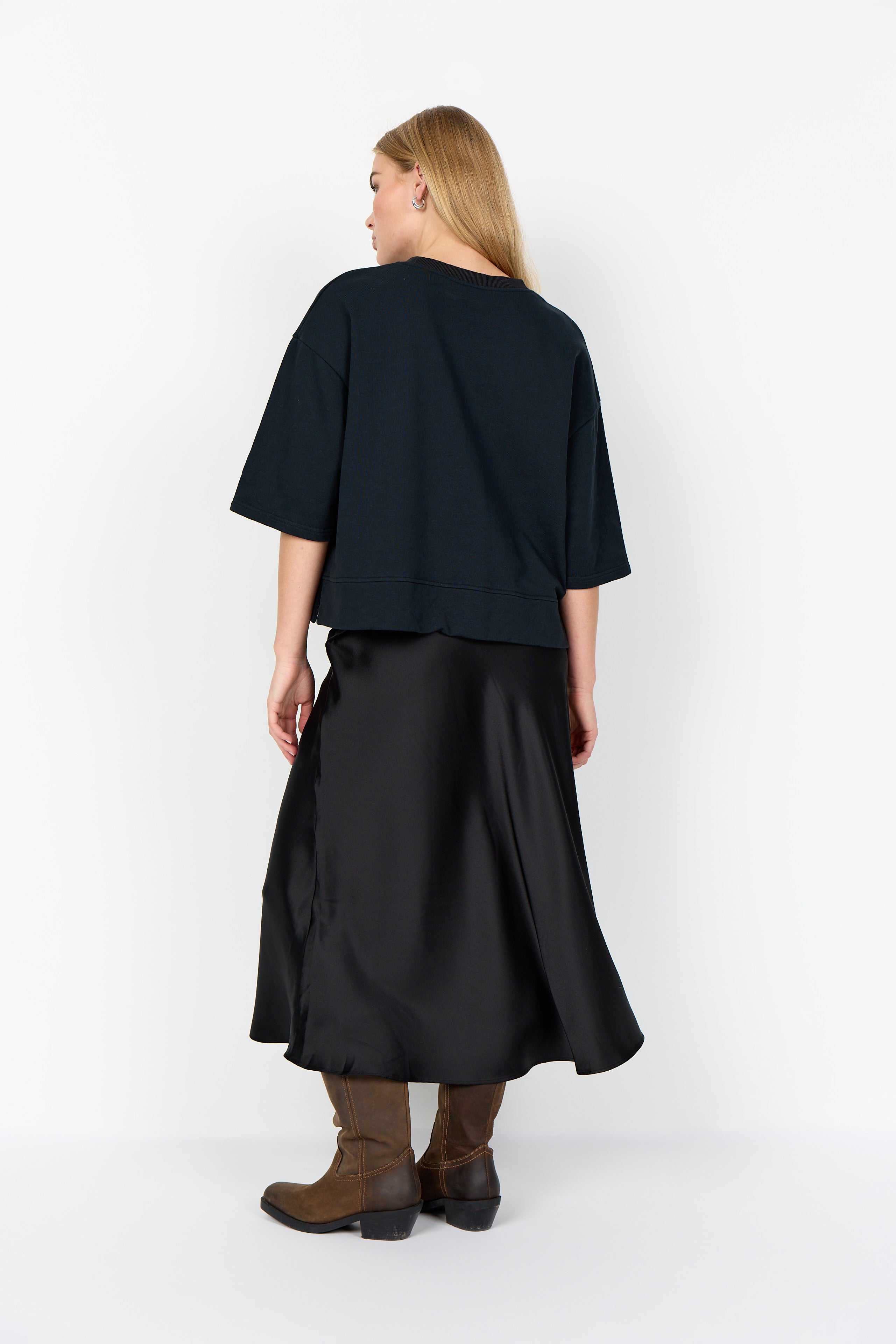 Wasabi Concept Amalia Satinrock – Schwarz