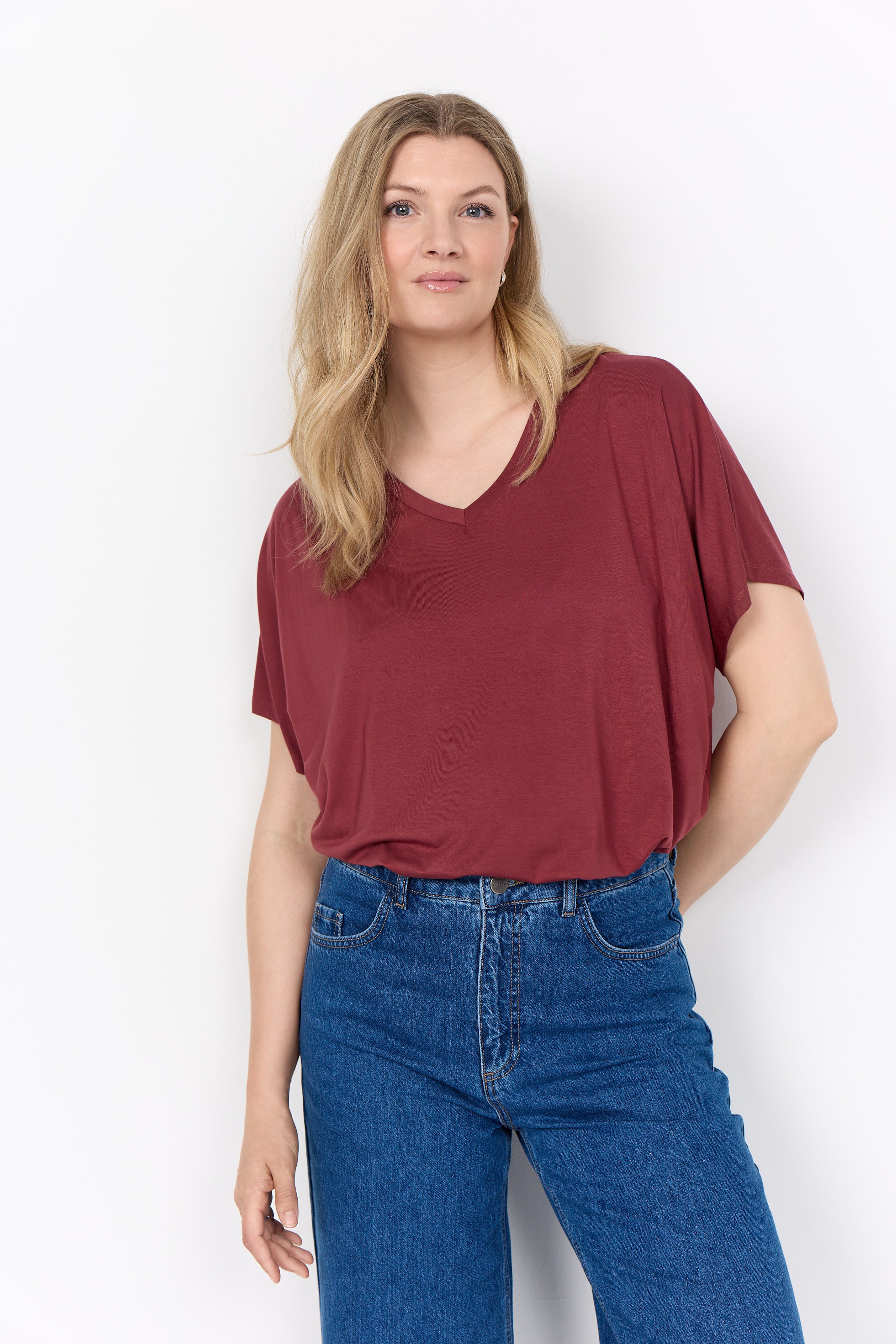 Wasabi Concept T-Shirt – Oxblood Red