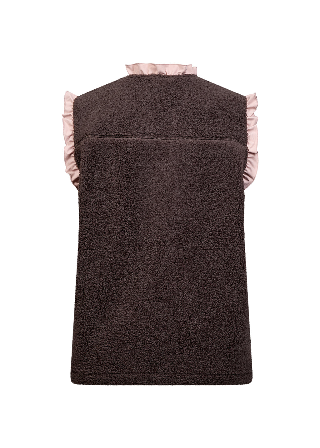 Wasabi Teddy Weste – Chocolate Plum Combi