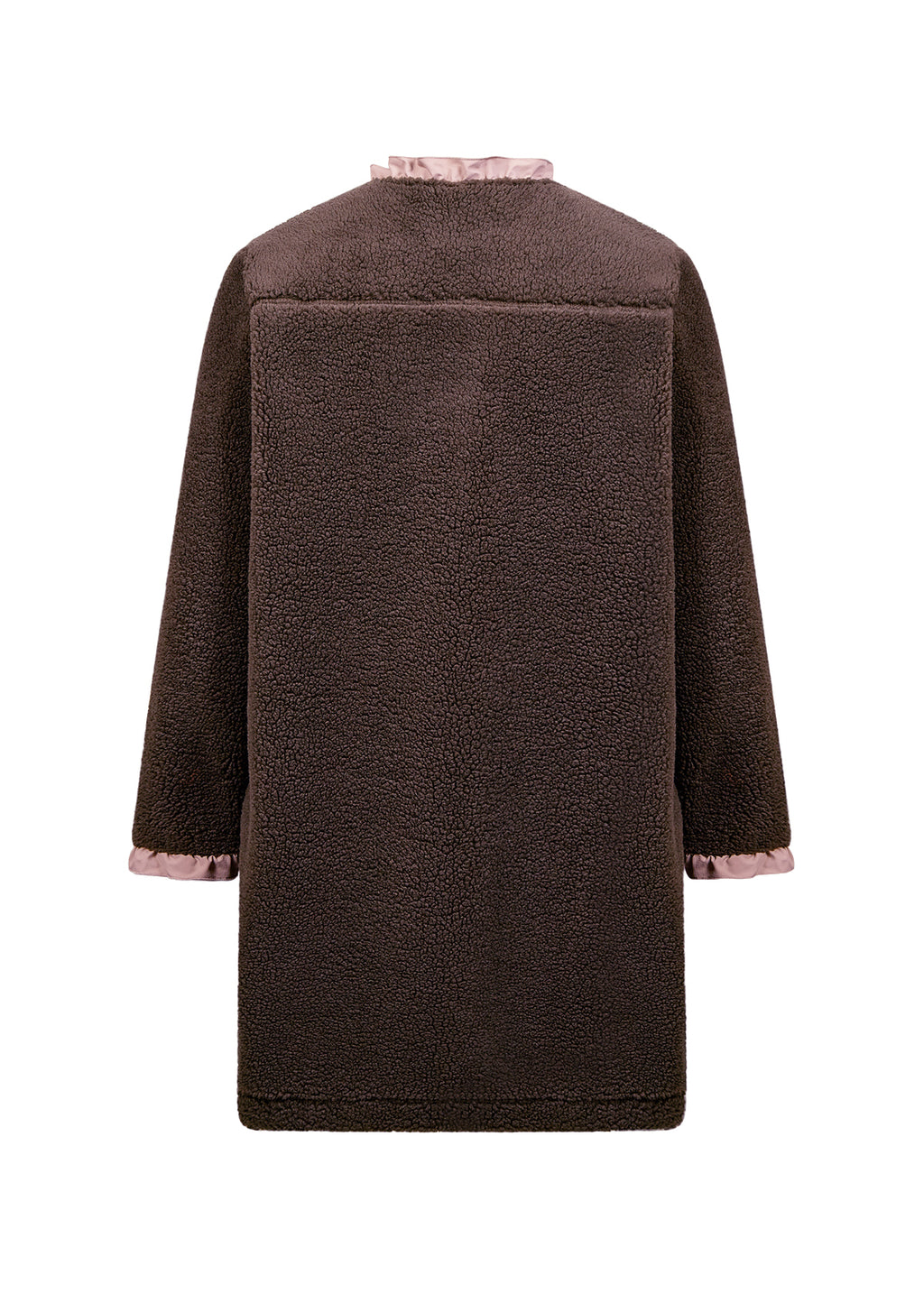 Wasabi Teddy Jacke – Chocolate Plum Combi