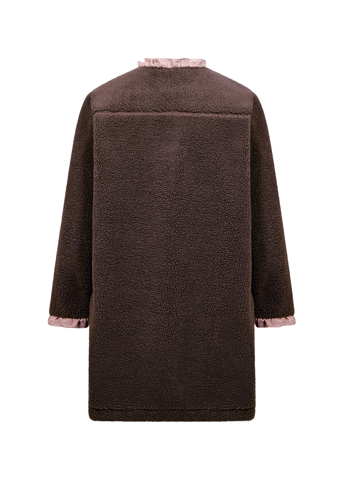 Wasabi Teddy Jacke – Chocolate Plum Combi