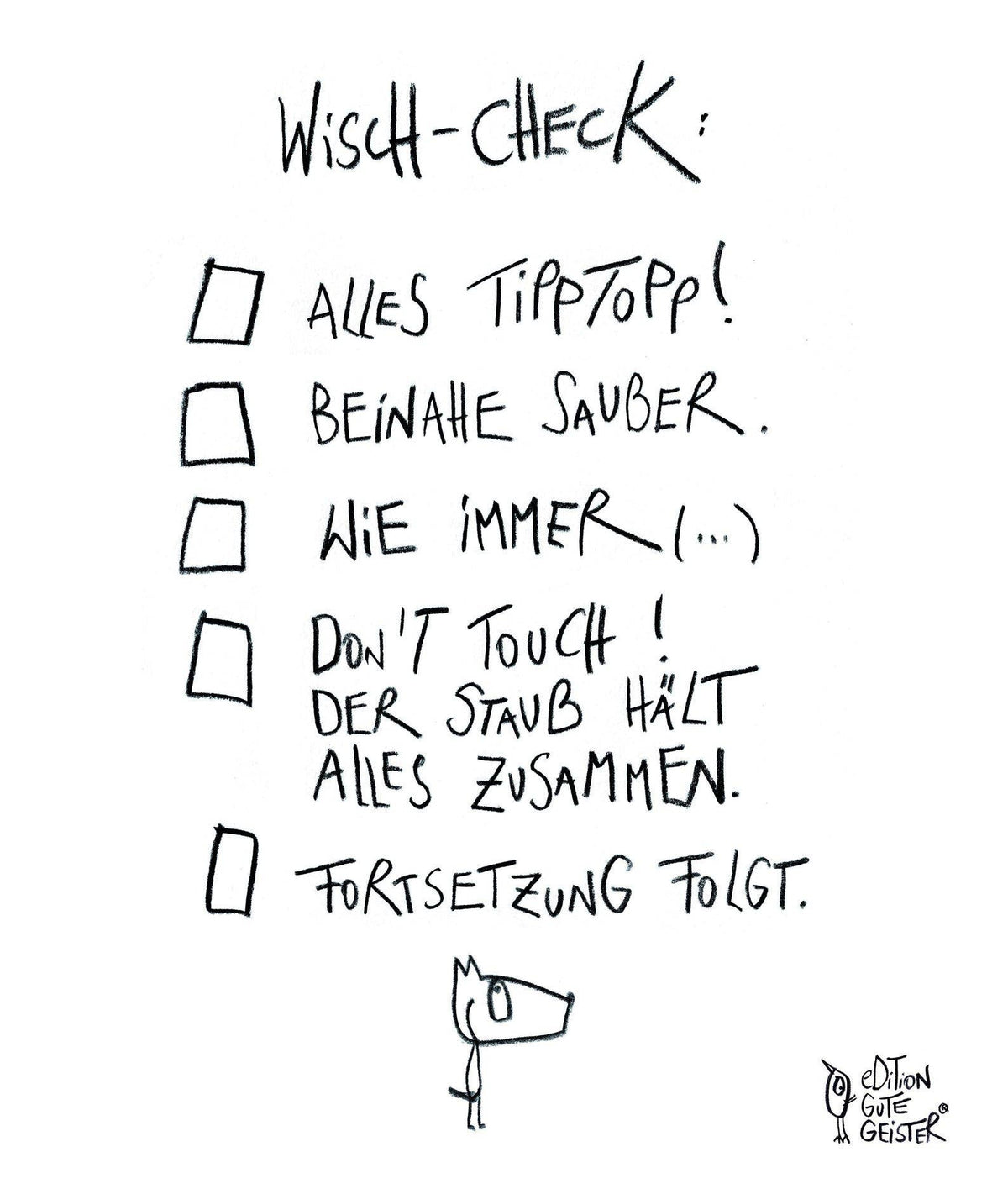 Wischtücher 3er-Set - Wischgeschichten