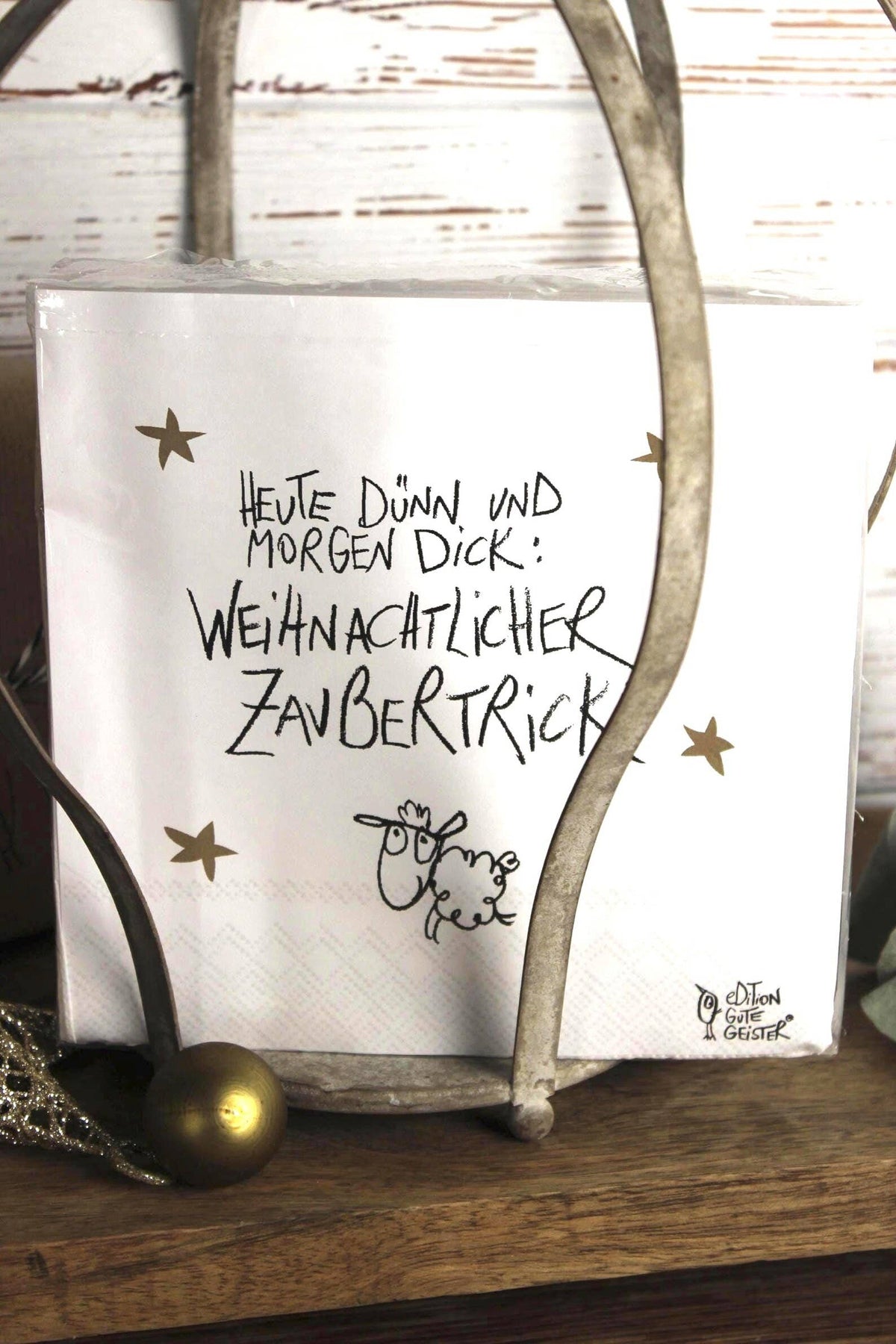 Servietten - Weihnachts-Trick