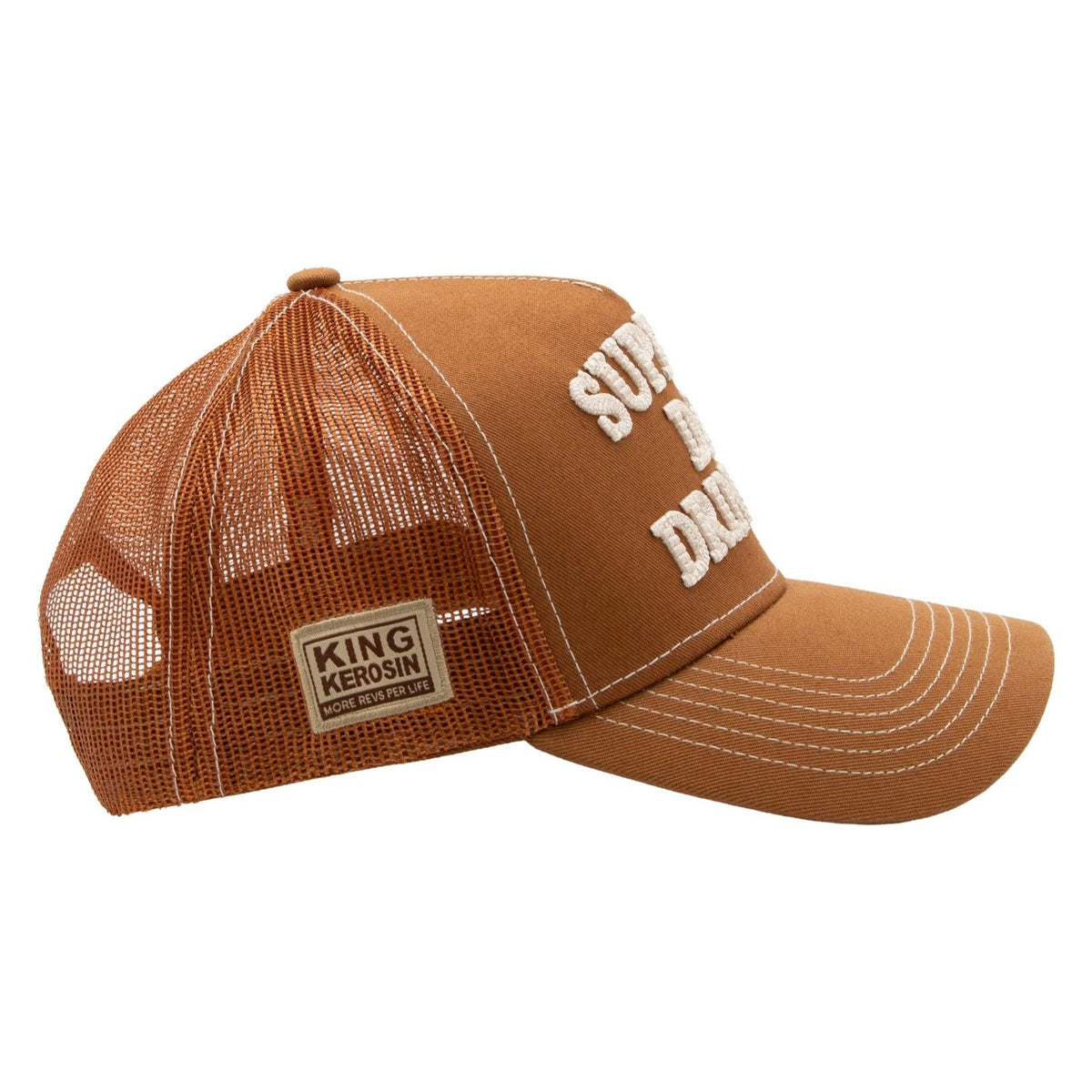 Trucker Cap 'Support Day Drinking' in Braun