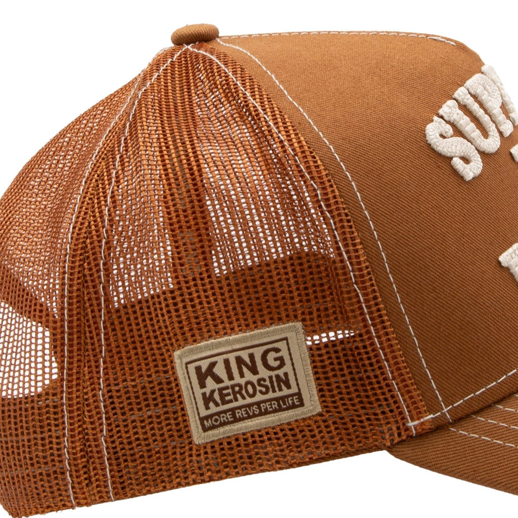 Trucker Cap 'Support Day Drinking' in Braun