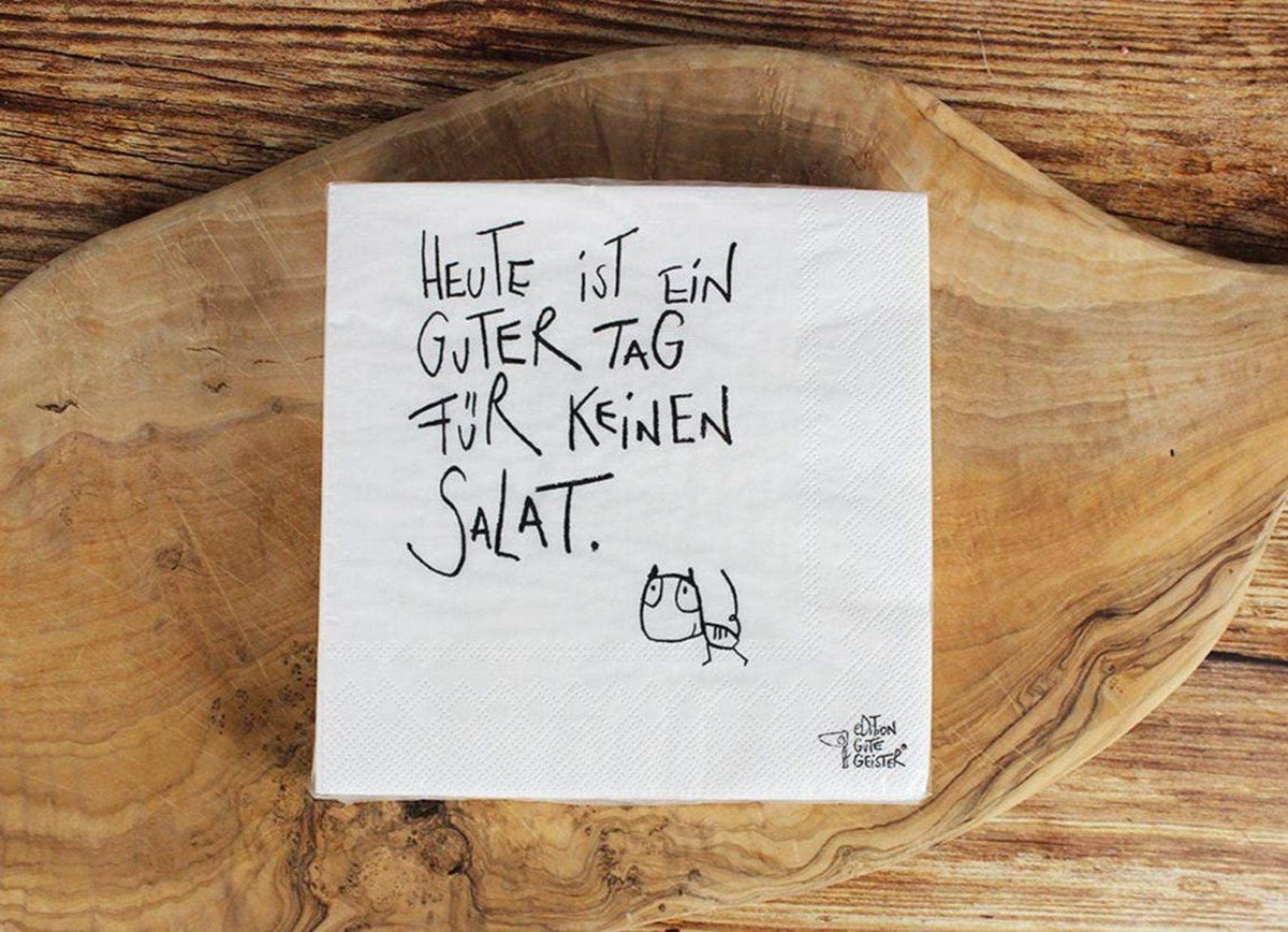 Cocktail-Servietten - Mal Keinen Salat
