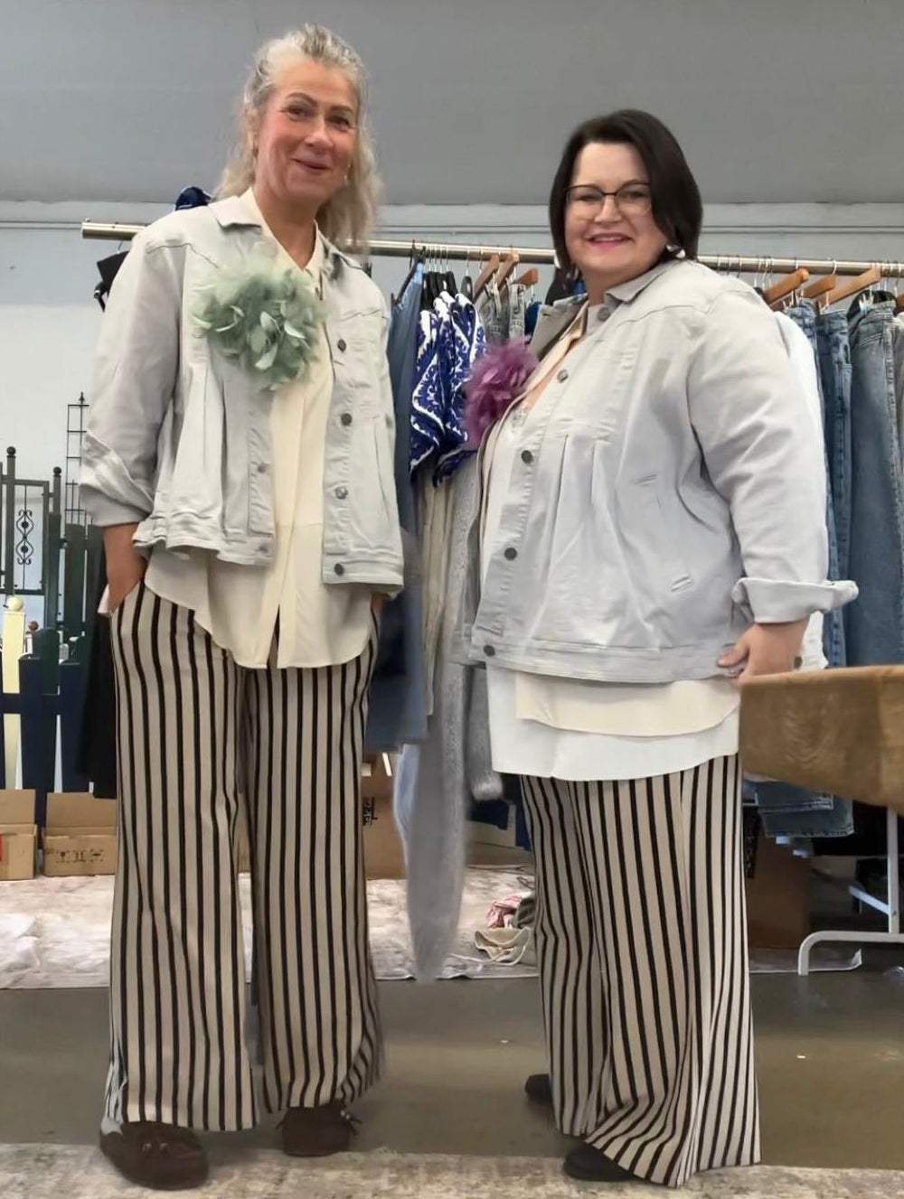 🤍🖤 Lieblingshose „Stripe“ – Frau von K Style