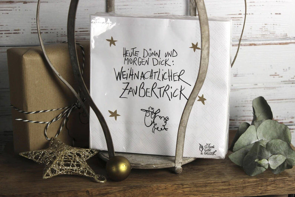Servietten - Weihnachts-Trick