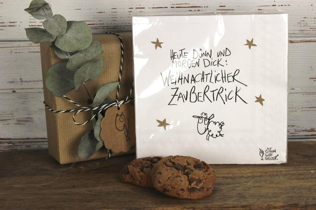 Servietten - Weihnachts-Trick