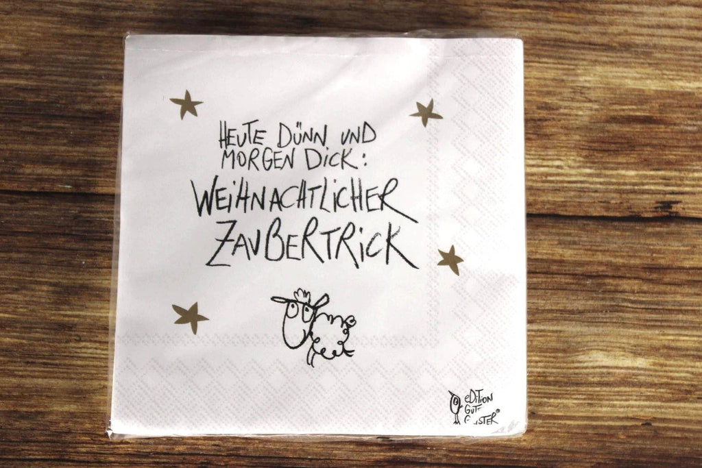 Servietten - Weihnachts-Trick