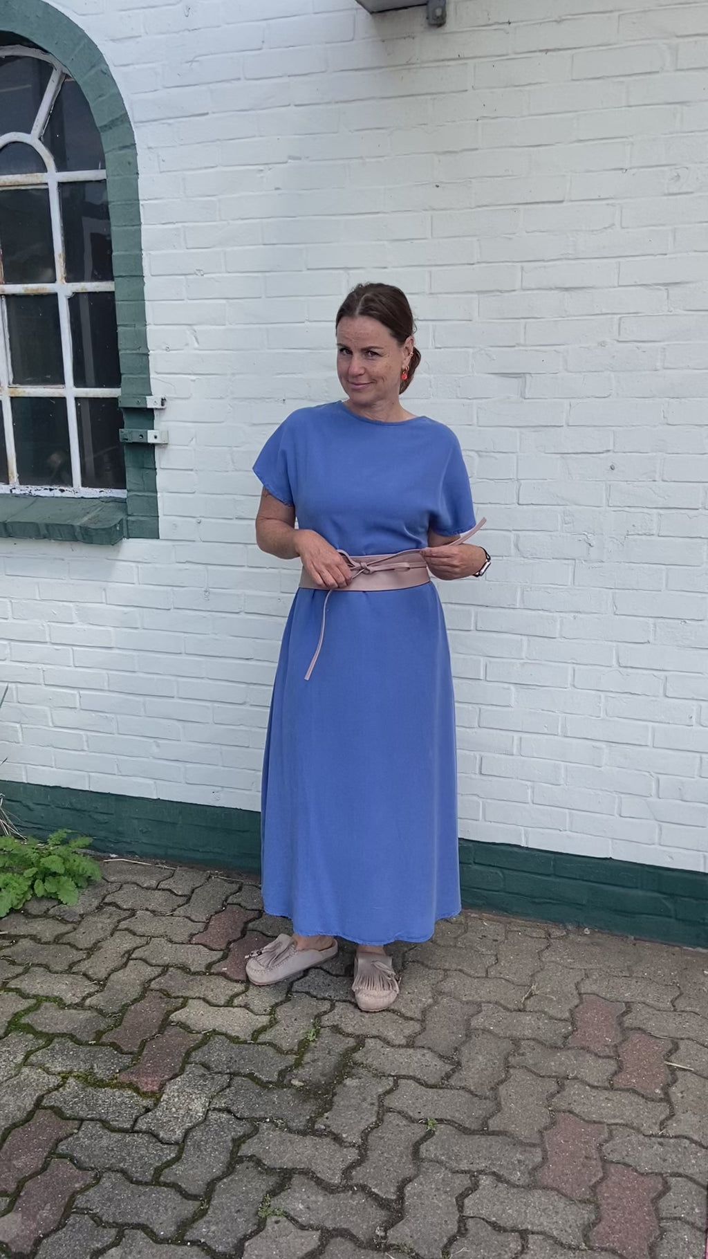 Comfy Kleid in navygrün und schönem blau 🤍