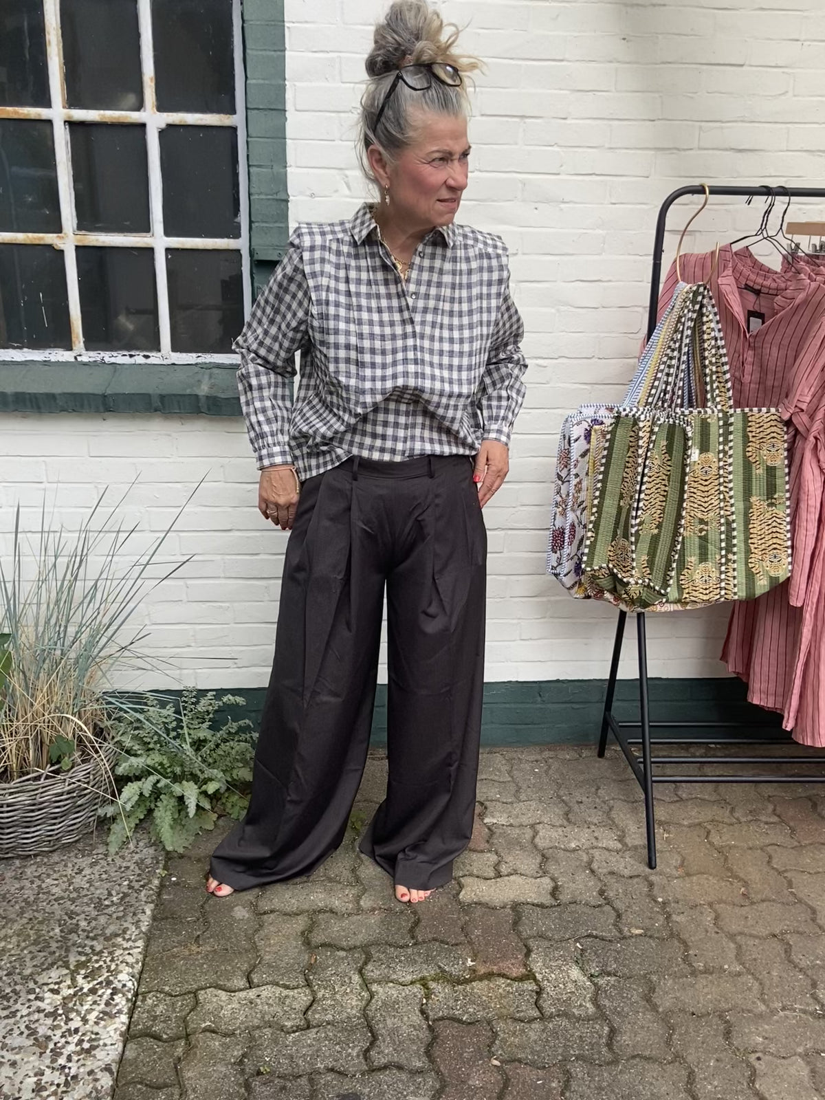 by-bar Sef Pants – dunkelbraun