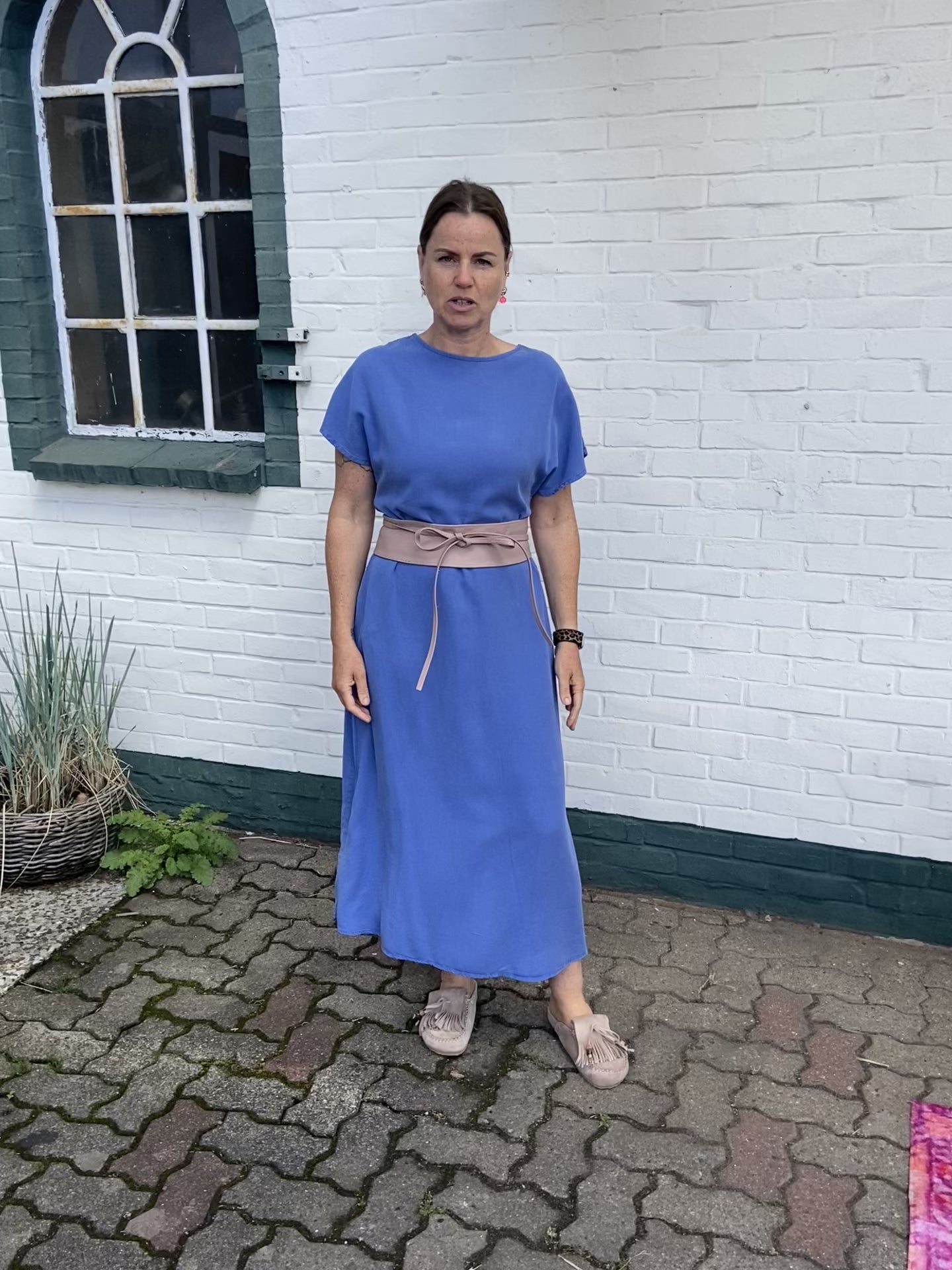 Comfy Kleid in navygrün und schönem blau 🤍
