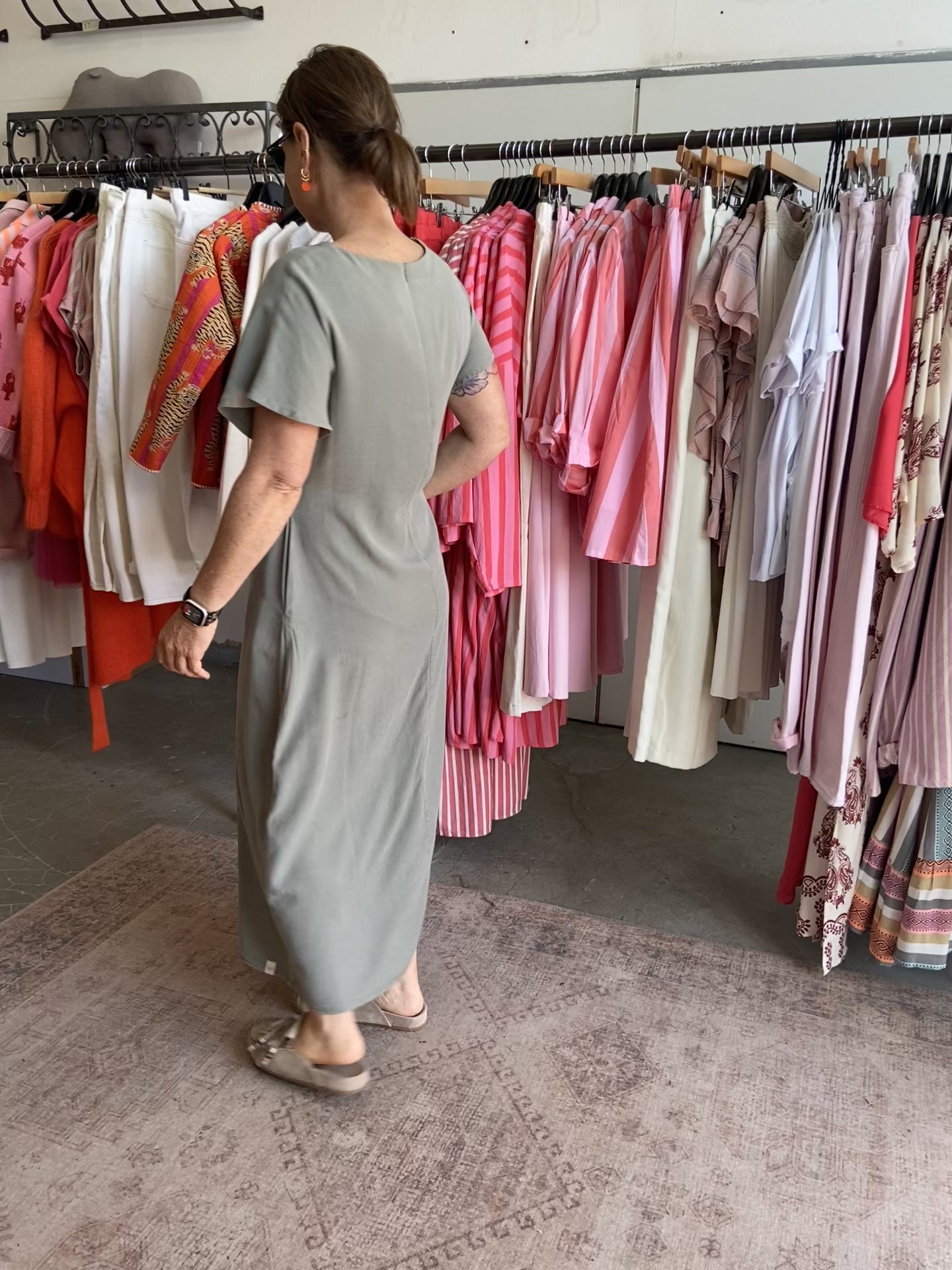 Comfy Kleid in navygrün und schönem blau 🤍