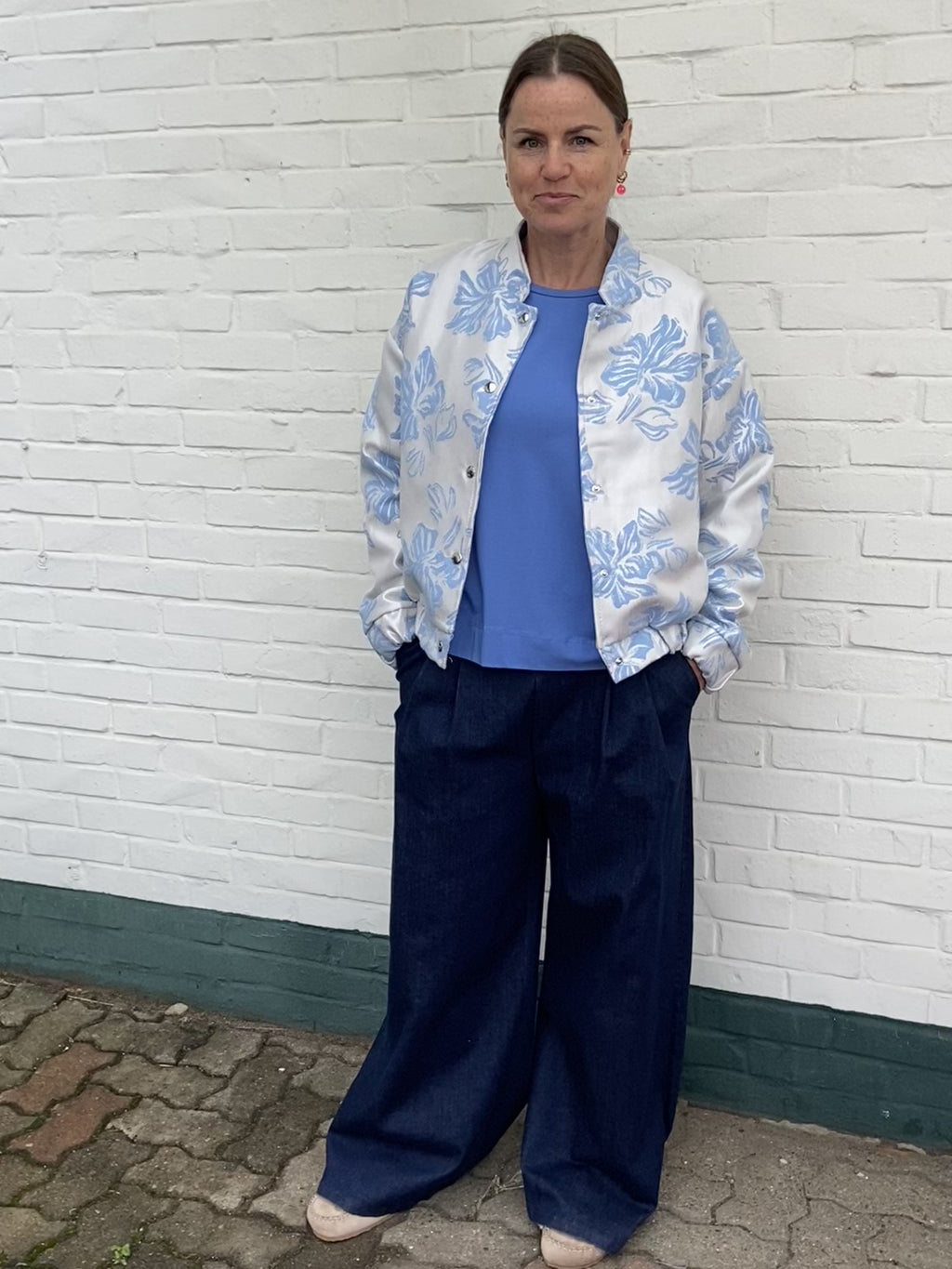 🤍💙wunderschöne Bomberjacke – ein lauer Sommerabend zum Anziehen