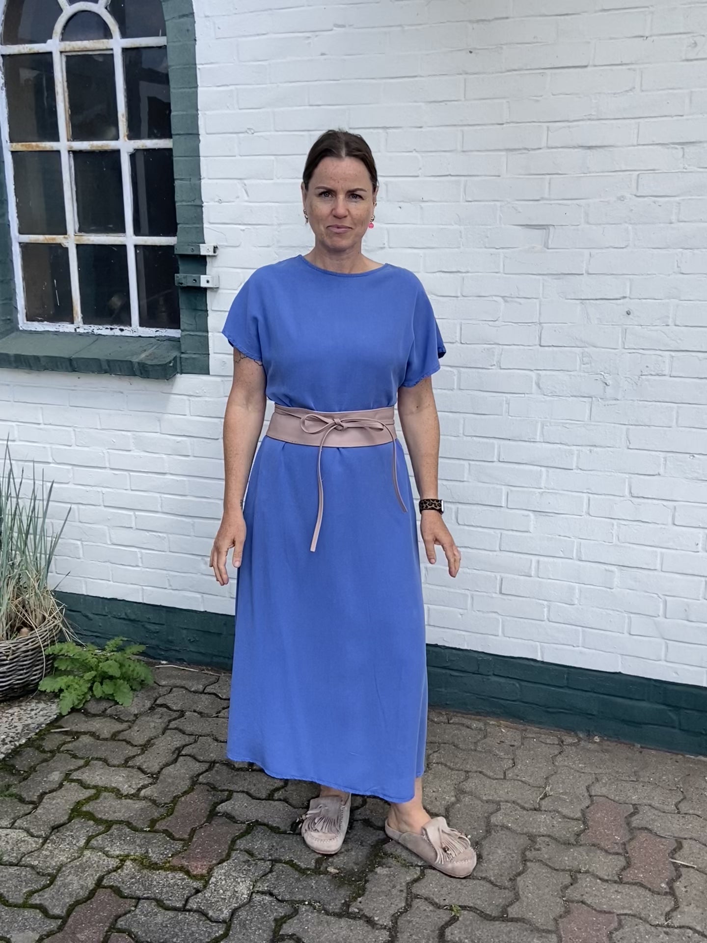 Comfy Kleid in navygrün und schönem blau 🤍